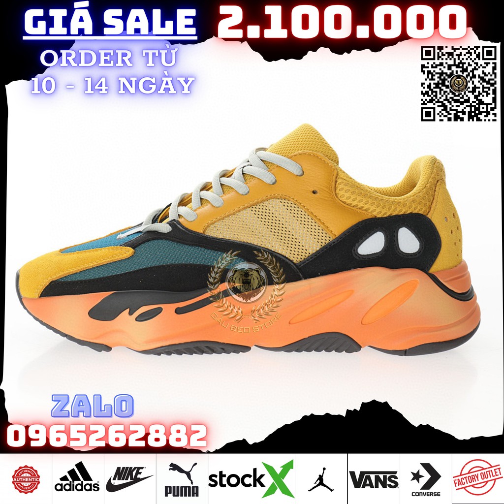 Order 2-3 Tuần + Freeship Giày Outlet Store Sneaker _Kanye West x Yeezy Boost 700 V1"Sun" MSP: GZ6984 gaubeostore.shop