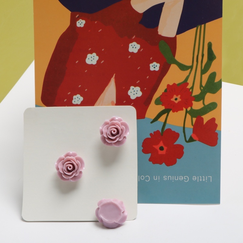 HANDMADE 10 Bông Hoa Hồng Bằng Nhựa Dùng Làm Đồ Thủ Công