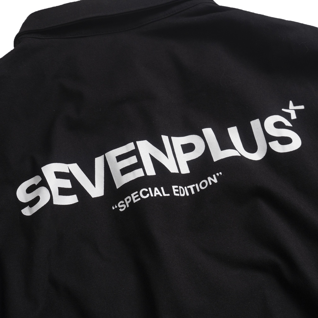 Áo polo tay ngắn SEVENPLUS Basic Polo - Màu đen