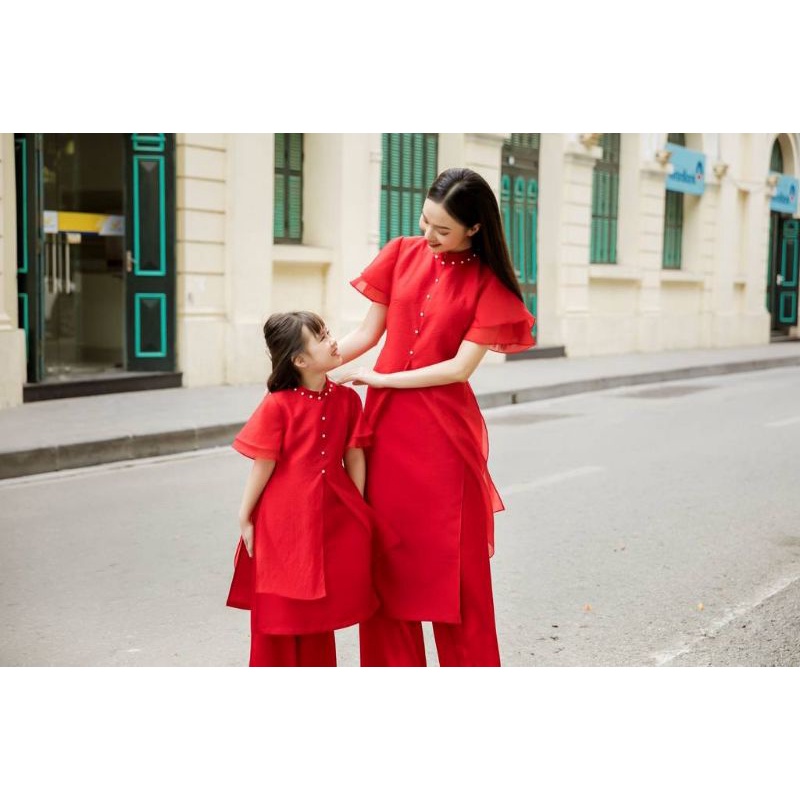 SÉT ÁO DÀI MẸ VÀ BÉ