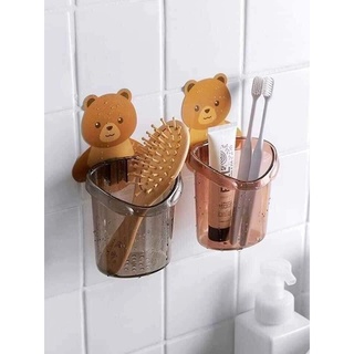 Cốc gấu cắm bàn chải
