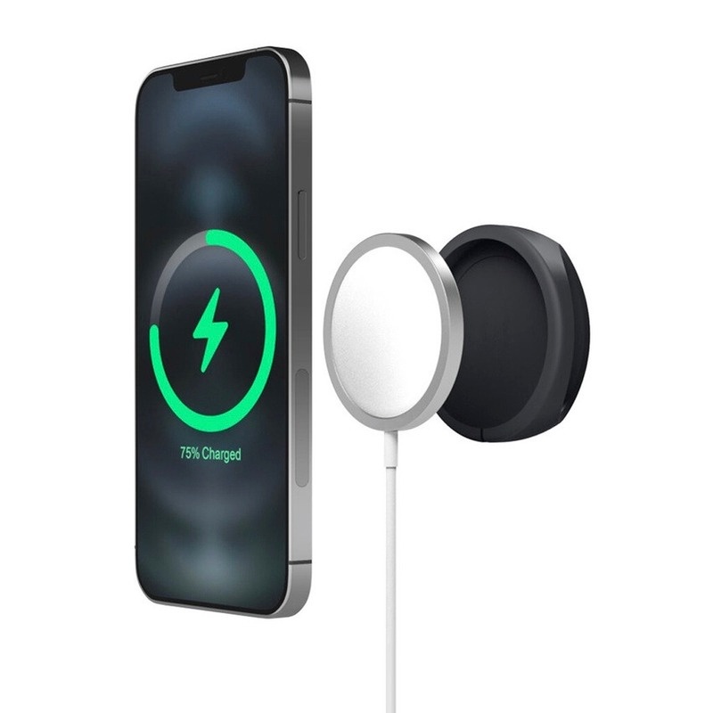 Đế Sạc Không Dây Cầm Tay Bằng Silicon Cho for Apple for iPhone 12 Pro Max Ốp