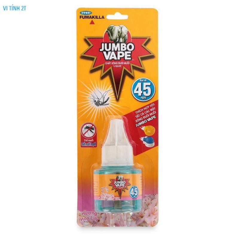 Máy xông đuổi muỗi và lọ tinh dầu Jumbo Vape