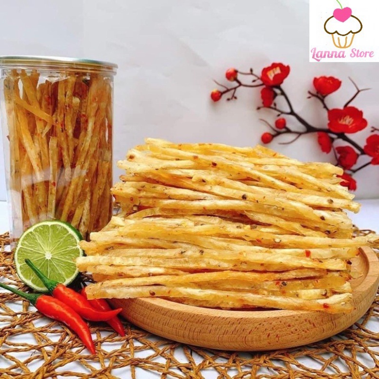 [Xả Kho] Khô Cá Thiều Que đóng lon pet 200gr