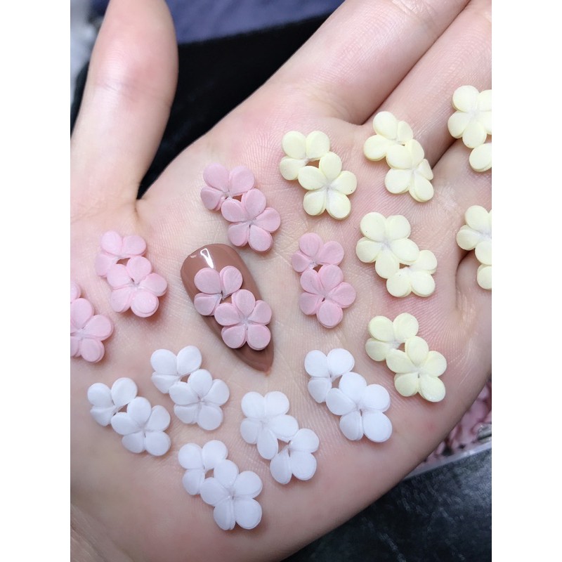 hoa bột nail- phụ kiện nail- hoa mai kép