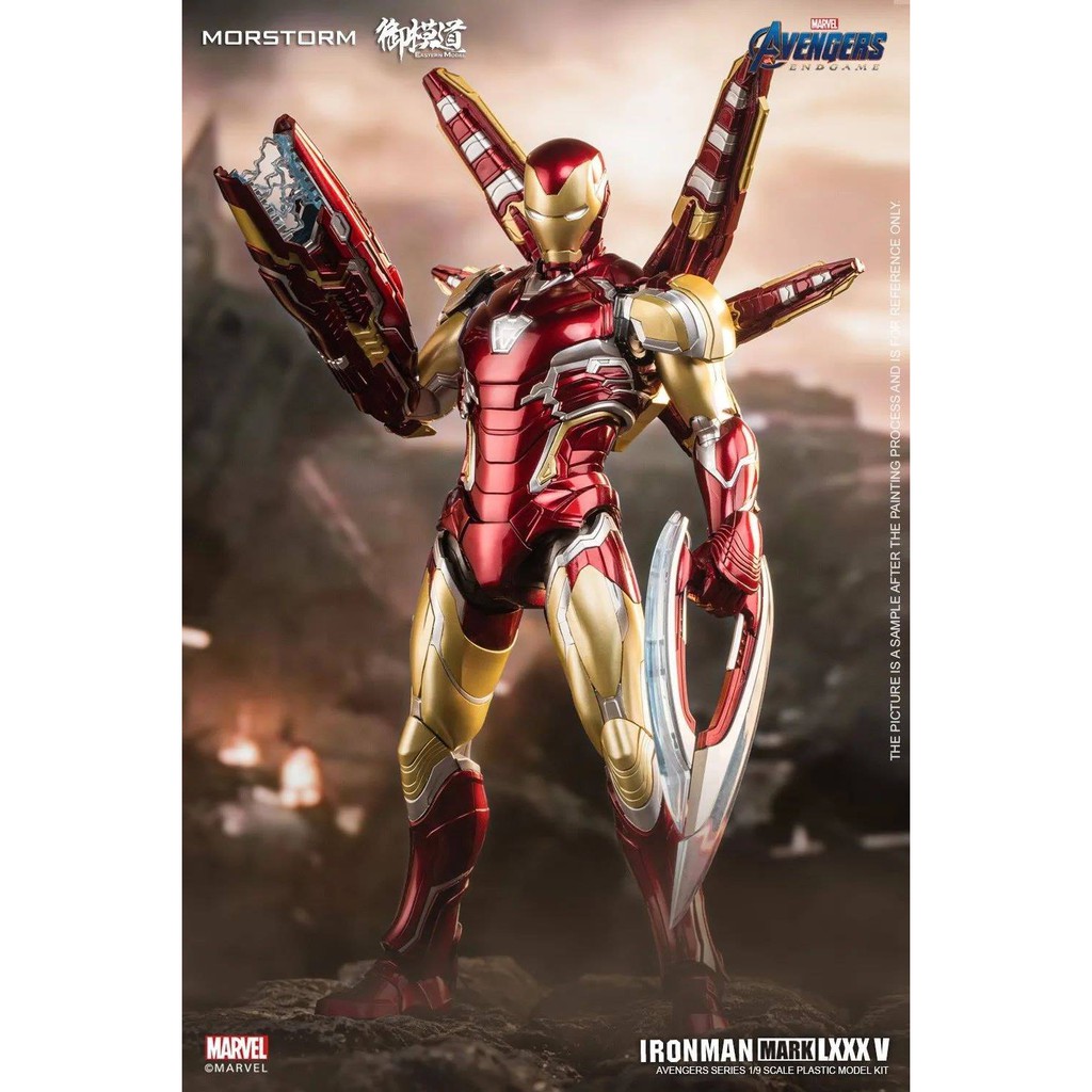 [Freeship - Hàng có sẵn] Mô hình lắp ráp sơn sẵn 1/9 Iron Man MK85, Full Recoated, mô hình lắp ráp Avengers, Mark85