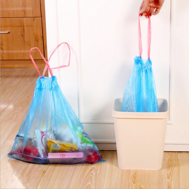 Túi Đựng Rác Sinh Học Có Dây Rút Size Tiểu 45*55cm