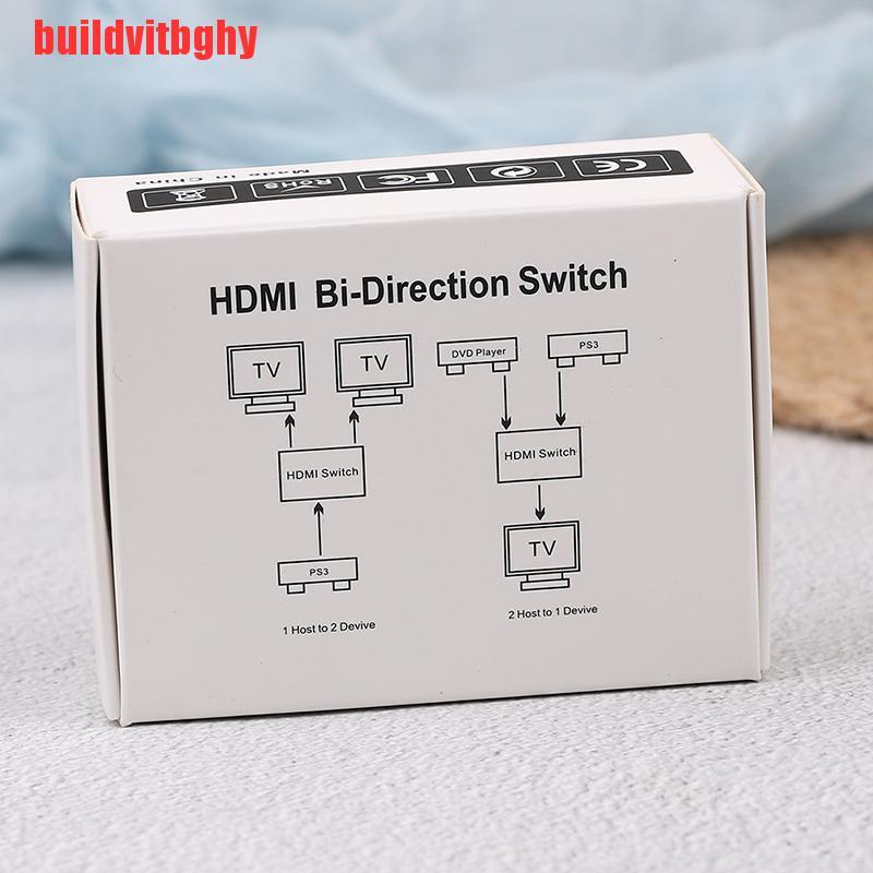 (Mua-Code) 2 Cổng Hdmi Bi-Port 2x1 Switch Adapter / 1x2 Split 3d 1.4v | BigBuy360 - bigbuy360.vn