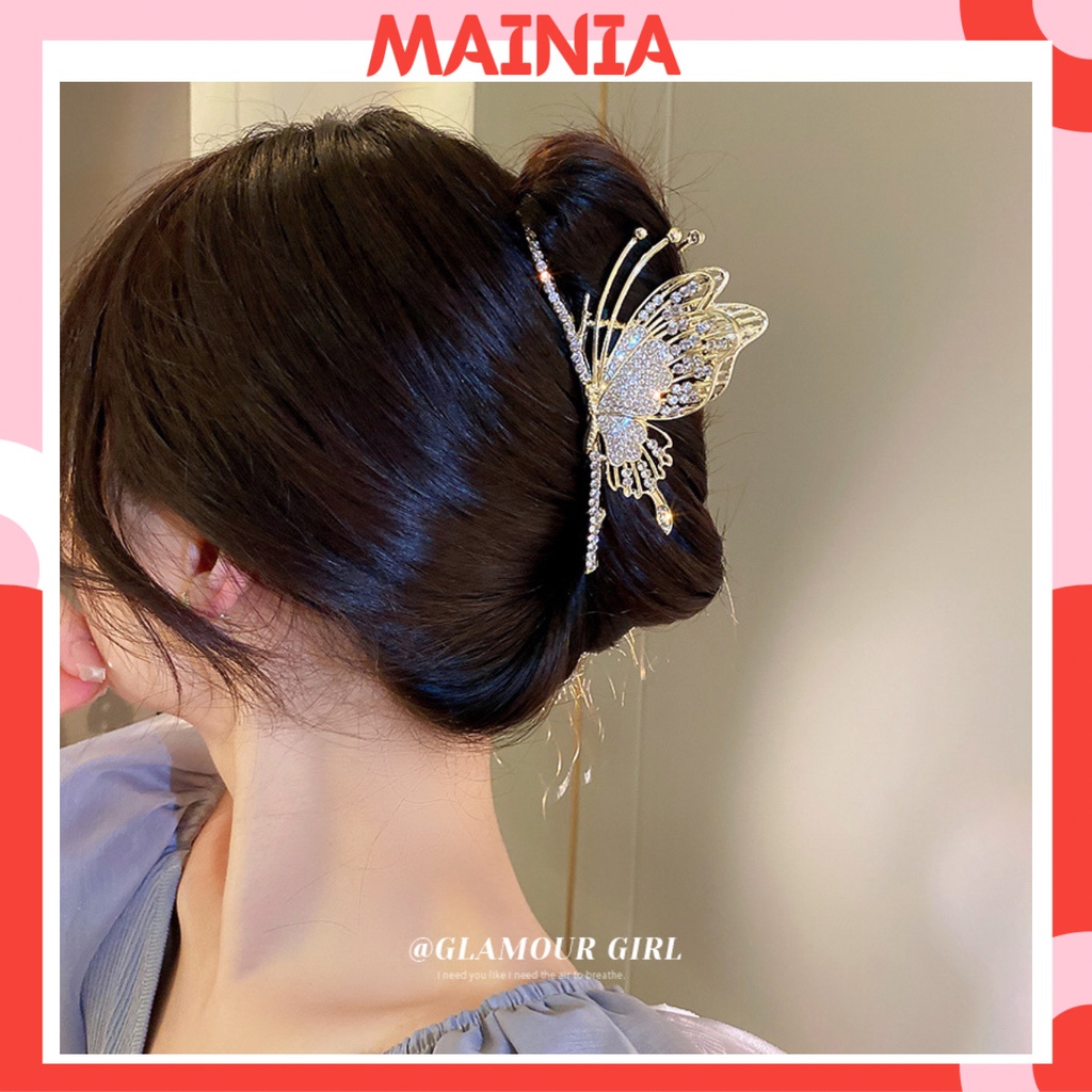 Kẹp Tóc Càng Cua Kim Loại Hàn Quốc  Cho Bạn Gái Mẫu Mới Sang Chảnh Mainia Shop