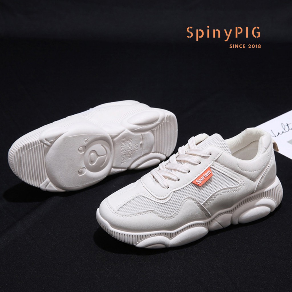 [FREESHIP-KÈM VIDEO] Giày thể thao Sneaker nữ kiểu dáng Hàn Quốc, đế mềm 3.5cm, tập gym, chạy bộ, đi học HOT TREND