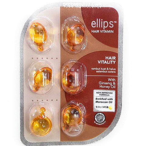 (chính hãng- cam kết hiệu quả) Serum dầu cá Ellips viên dưỡng tóc Ellips Hairs Vitamin vỉ 6 viên phục hồi tóc giữ màu tó