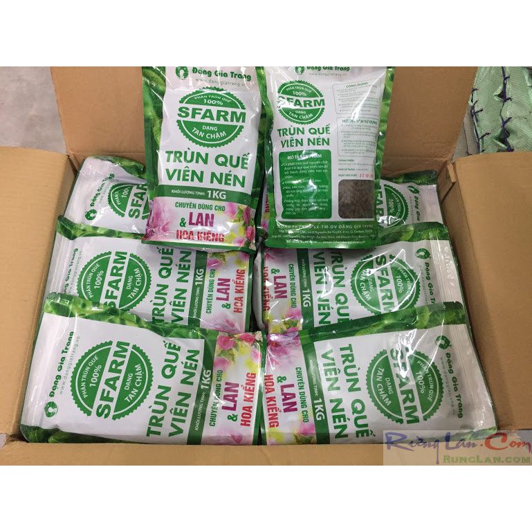 Phân Viên nén trùng quế Sfarm tan chậm