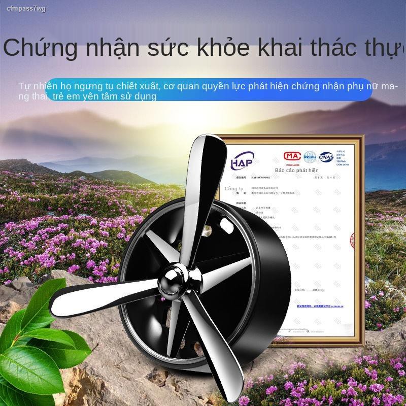 【2021】Nước hoa ô tô xe hơi khuếch tán hương thơm quạt gió điều hòa không khí quay vòng bền lâu trang trí nội thất