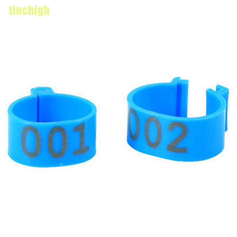 100 Vòng đeo chân 16mm cho gà/ vịt tiện dụng