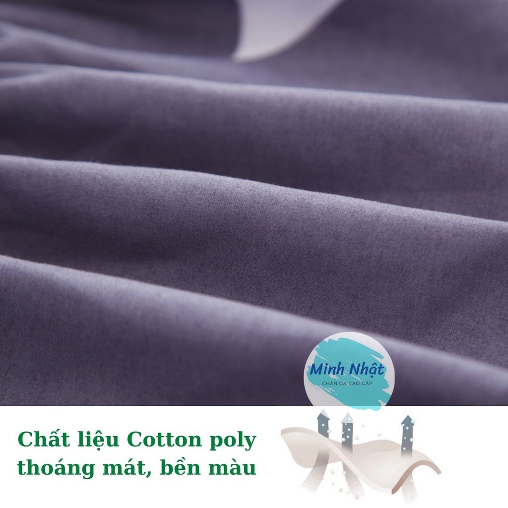 Ga giường Cotton Poly Minh Nhật - Drap trải giường bọc nệm phong cách Hàn Quốc (không kèm vỏ gối) - đủ kích thước | WebRaoVat - webraovat.net.vn