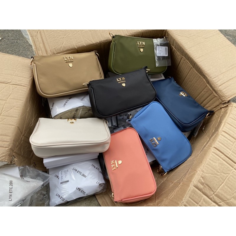 Set đeo chéo 3 món  LYN  ROSELYN HANDBAG 𝐦𝐚̂̃𝐮 𝐦𝐨̛́𝐢