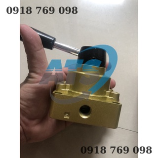 van gạt tay khí nén ren 13mm