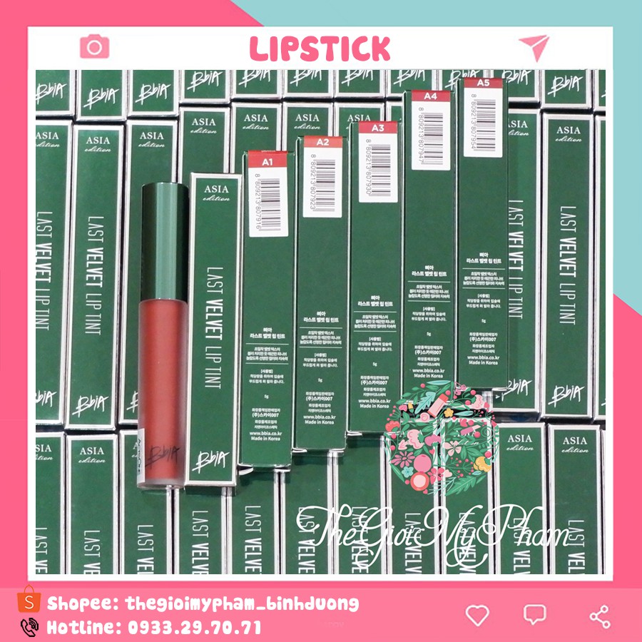 Son Kem Bbia Last Lip Tint Asia Edition [NEW] | BigBuy360 - bigbuy360.vn