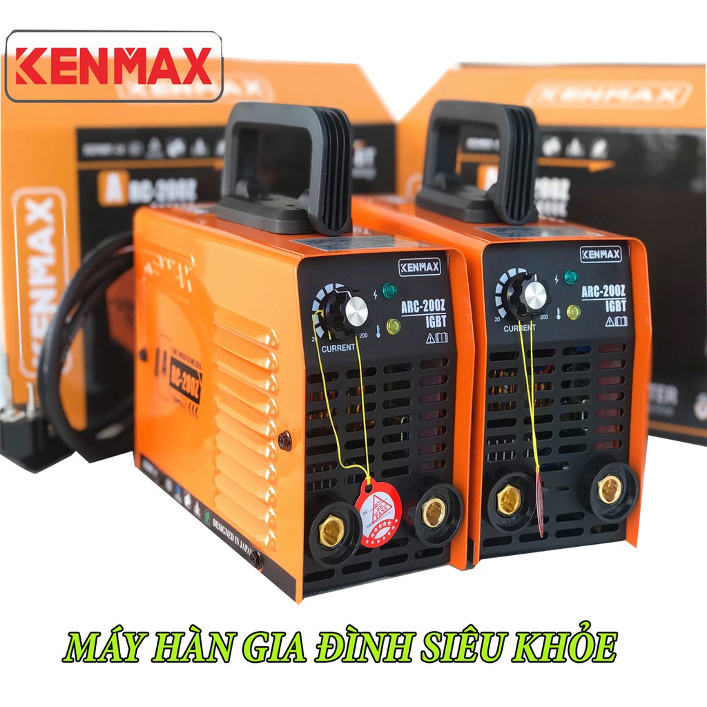 Máy hàn điện tử mini xách Tay KENMAX ARC 200Z chuyên dùng gia đình , thợ quảng cáo , sửa chữa