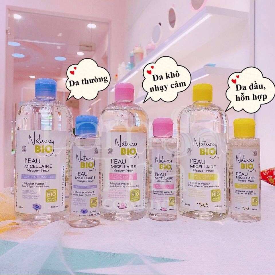 Nước Tẩy Trang Dành Cho Da Thường Natury Bio Normal Skin Micellar Water