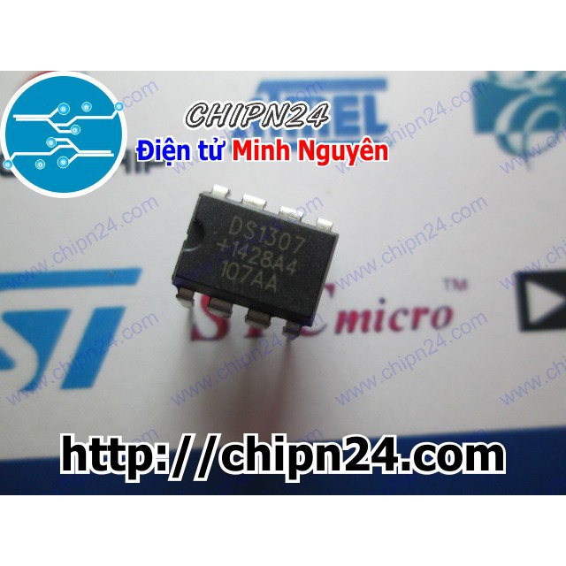 [2 CON] IC DS1307 DIP-8 (1307 RTC IC Thời gian thực)