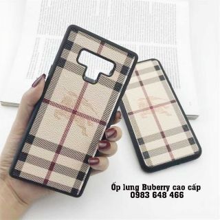 Ốp lưng giả da cao cấp Buberry Samsung Galaxy Note 9