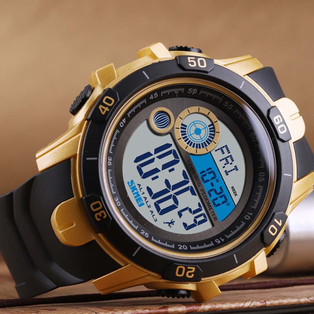 Đồng Hồ Nam Điện Tử Thể Thao Pin Nhật, Kháng Nước SKMEI - 1016GD - Hàng Chính Hãng