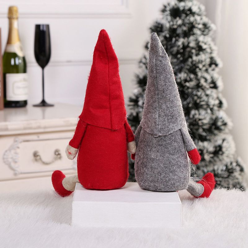 Set 3 Búp Bê Hình Ông Già Noel Mũ Len Xinh Xắn