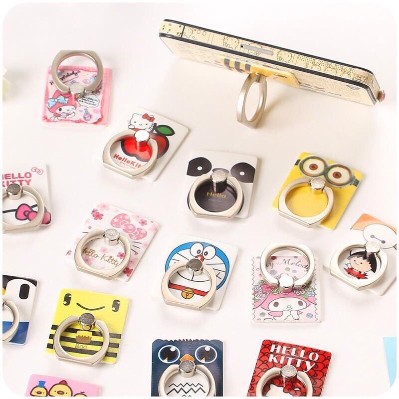 Giá đỡ điện thoại chiếc nhẫn Ring Cute nhiều hình_Giao hình ngẫu nhiên