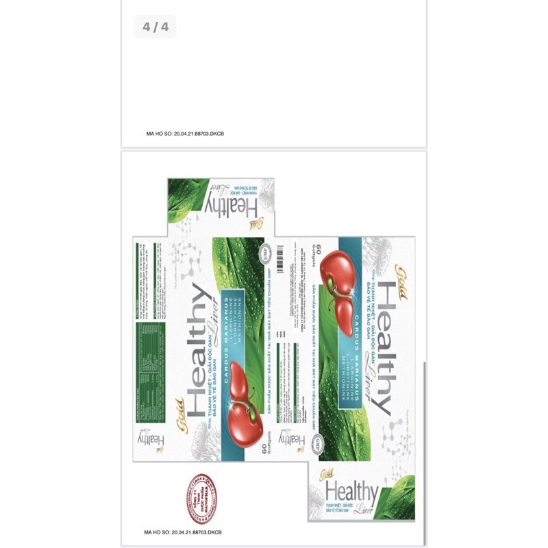 GOLD HEALTHY LIVER giúp thanh nhiệt- giải độc- bảo vệ tế bào gan, Bổ gan | BigBuy360 - bigbuy360.vn