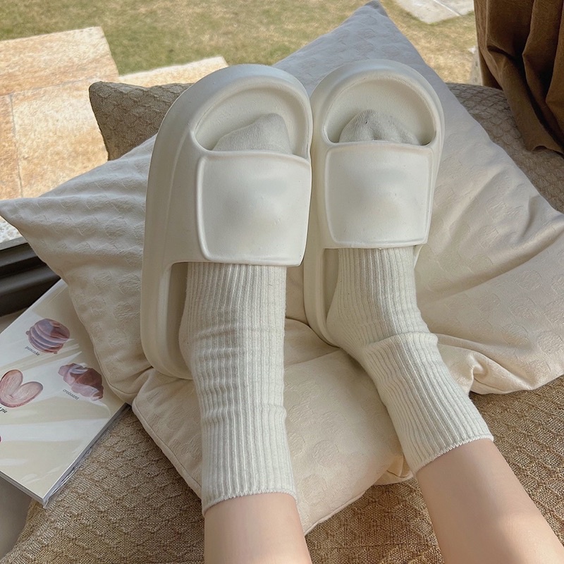 Dép Bánh Mì Chất Eva Siêu Nhẹ Quai Gân Nam Nữ Mang Trong Nhà - DL192