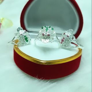 Nhẫn nữ- cóc ngậm tiền- kim tiền