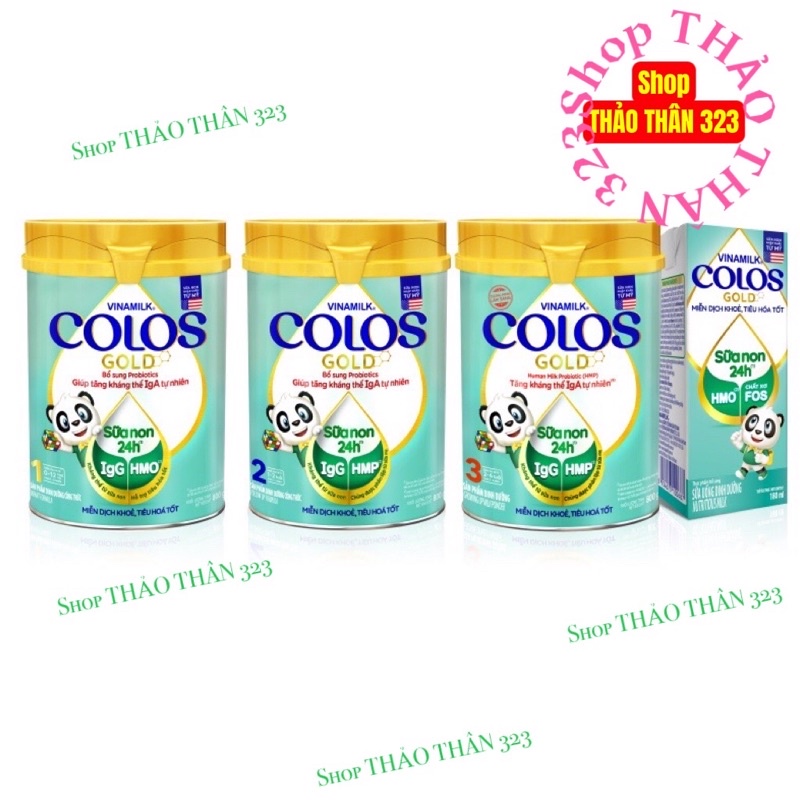 Sữa Non Vinamilk Colos Gold Bổ Sung Kháng Thể igG Từ Sữa Mẹ