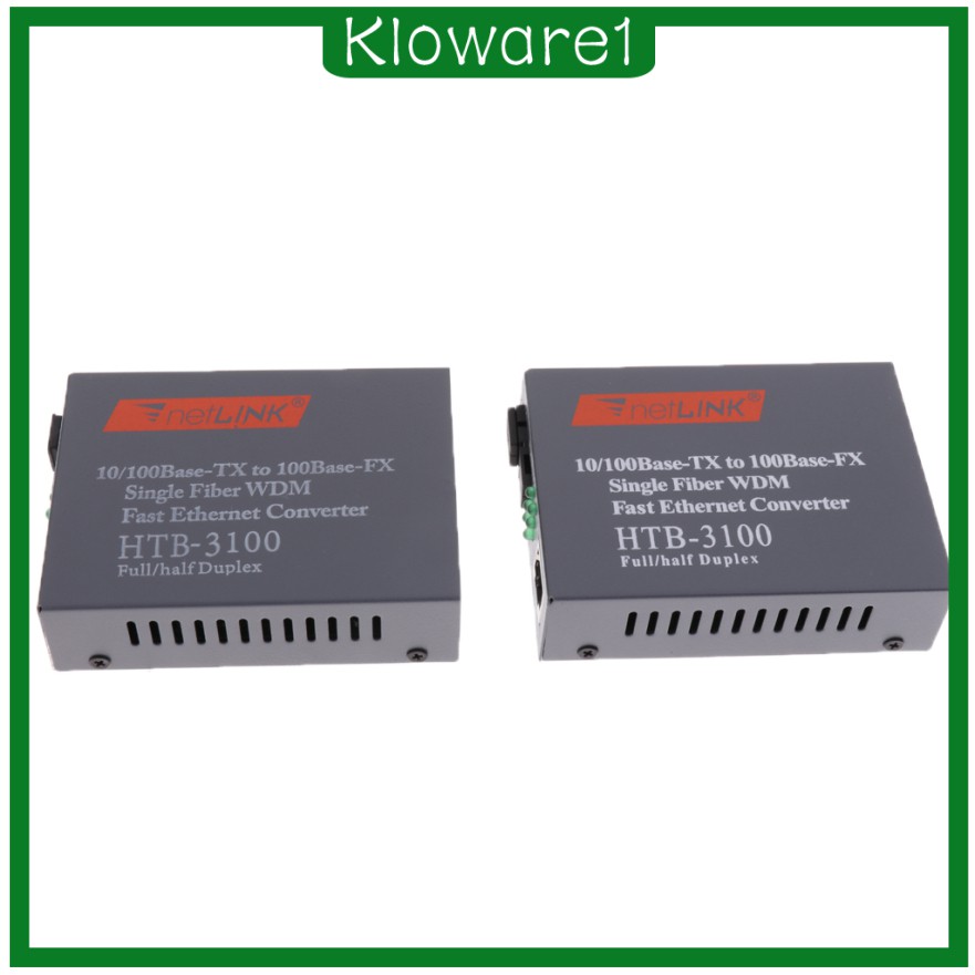 Bộ 2 Đầu Chuyển Đổi Từ Kloware1) Htb-3100Ab 100m 25km Sang Rj45