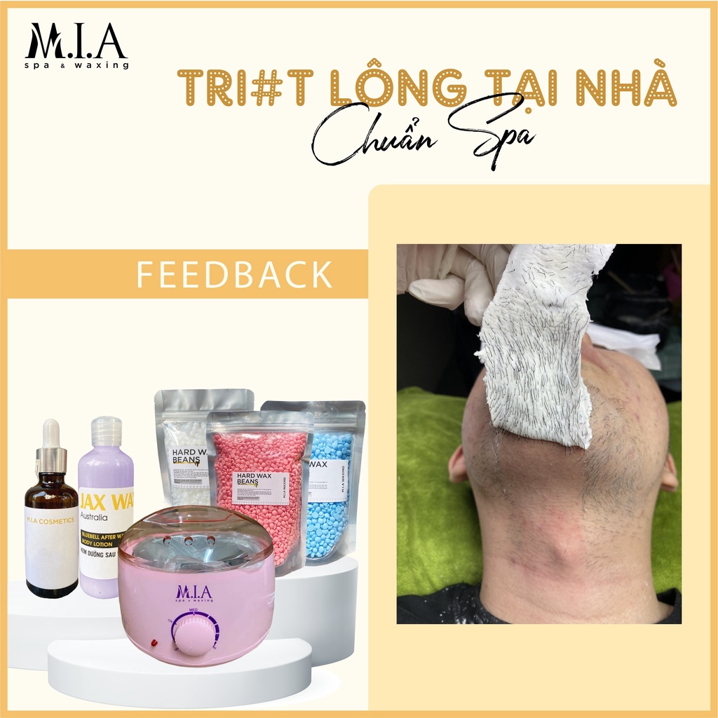 Sáp Wax Lông Cao Cấp, Siêu Bám Lông [100gr sáp + 10ml mỡ trăn]