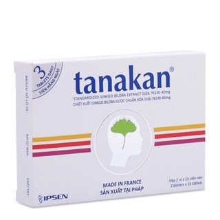 Tanakan-h30v chính hãng sản xuất tại pháp