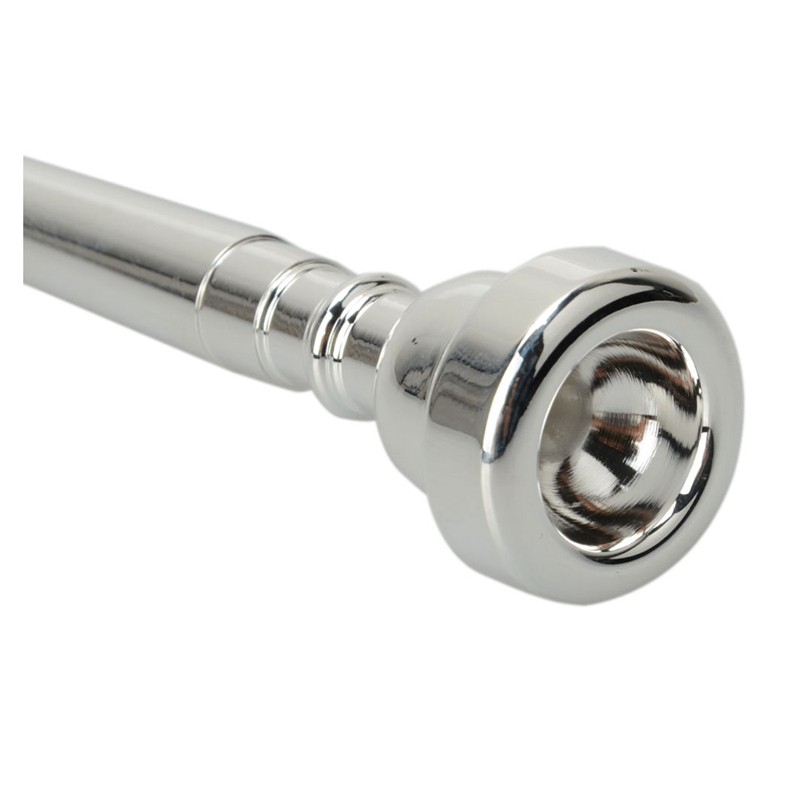 New Silver Nickel-plated Trumpet Mouthpiece 5c 3.35"