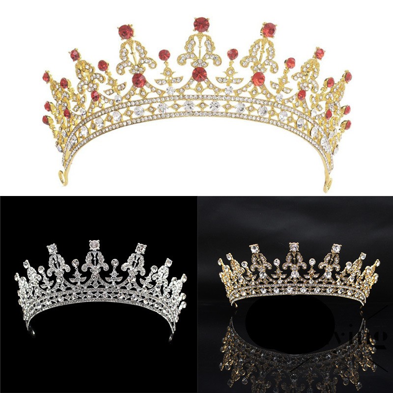 GETNOIVAS ❤S Wind Hair Accessories Women Lady Girl Tiaras Headwear Wedding Bridal Bridesmaid Crystal Crown Hea