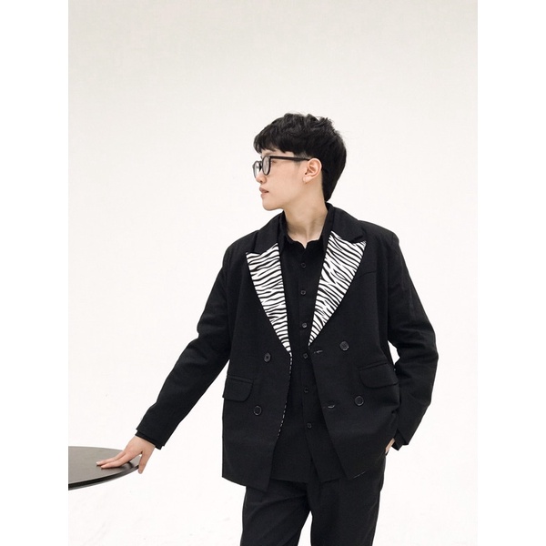 Áo blazer ngựa vằn dành cho TOMBOY SB TRANSGUY 🏳️‍🌈 | BigBuy360 - bigbuy360.vn