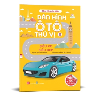 SÁCH - COMBO: Dán hình ô tô thú vị ( 6 tập )