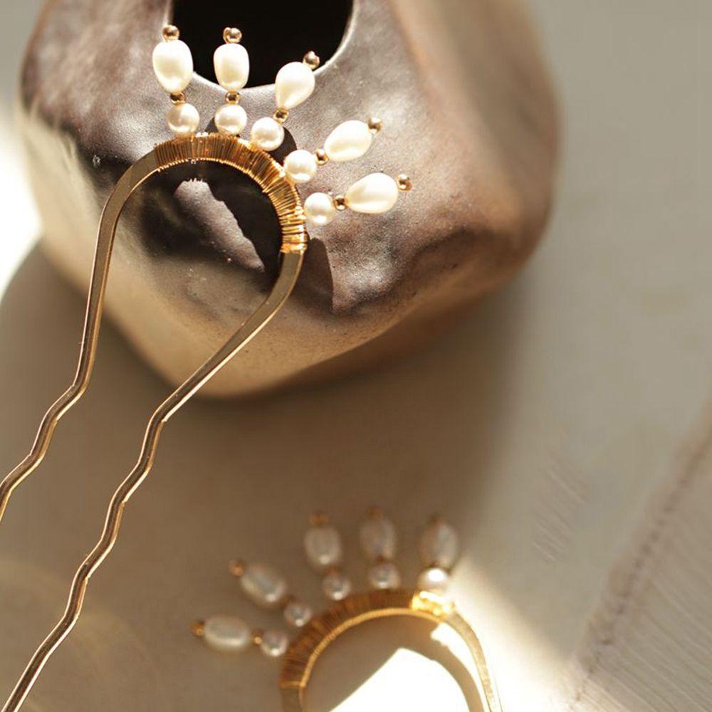 JARRED Trâm Cài Tóc Chữ U Phong Cách Trung Hoa Cổ Điển Cho Nữ