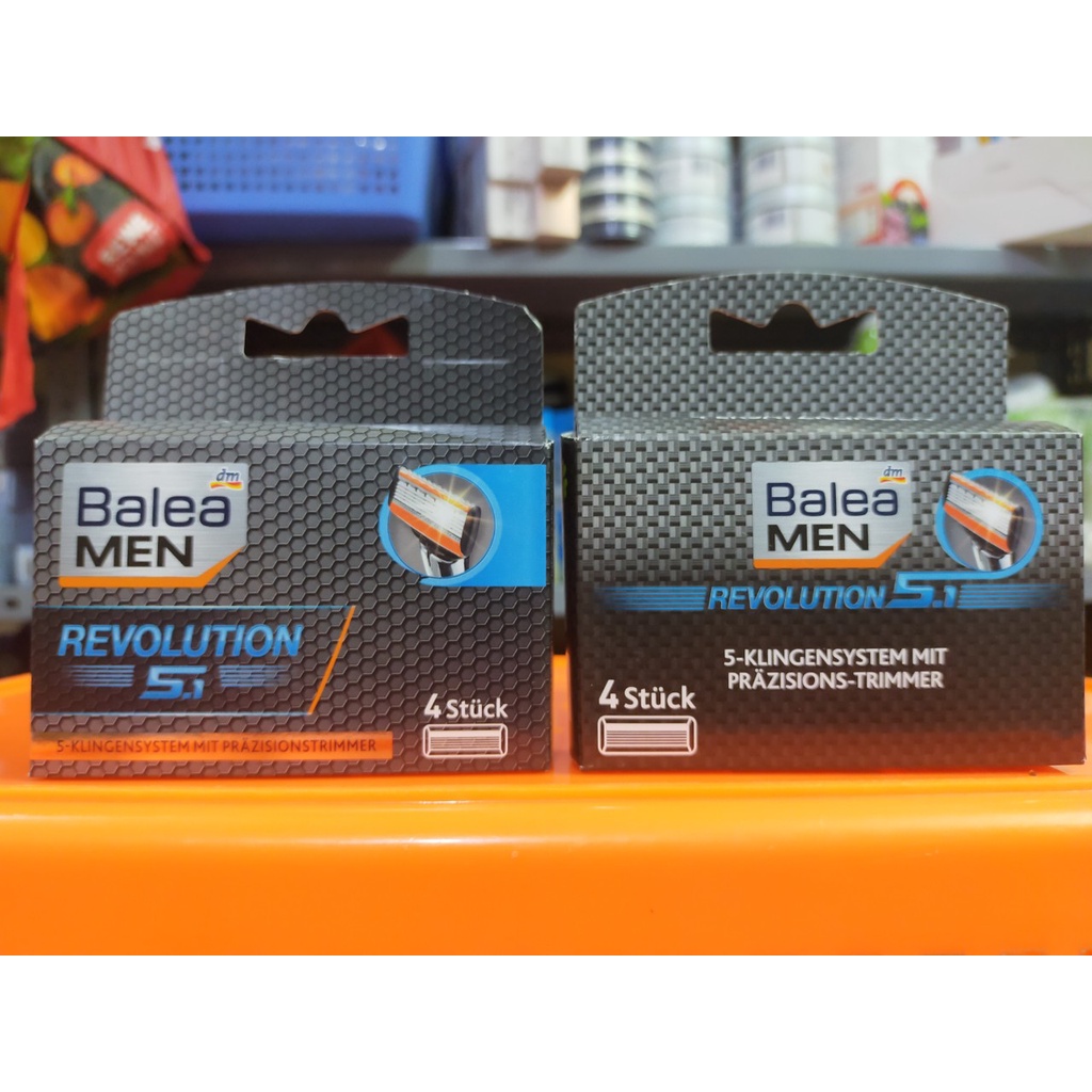 Lưỡi dao cạo Balea MEN Revolution 5.1 hộp 4 chiếc ( loại 5 lưỡi)