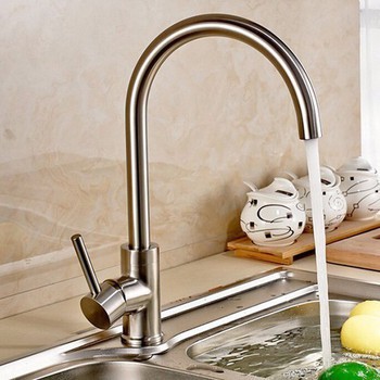 Vòi Rửa Chén Nóng Lạnh Inox 304 - Vòi Bếp Nước Nóng Lạnh SUS 304 - CNL304T