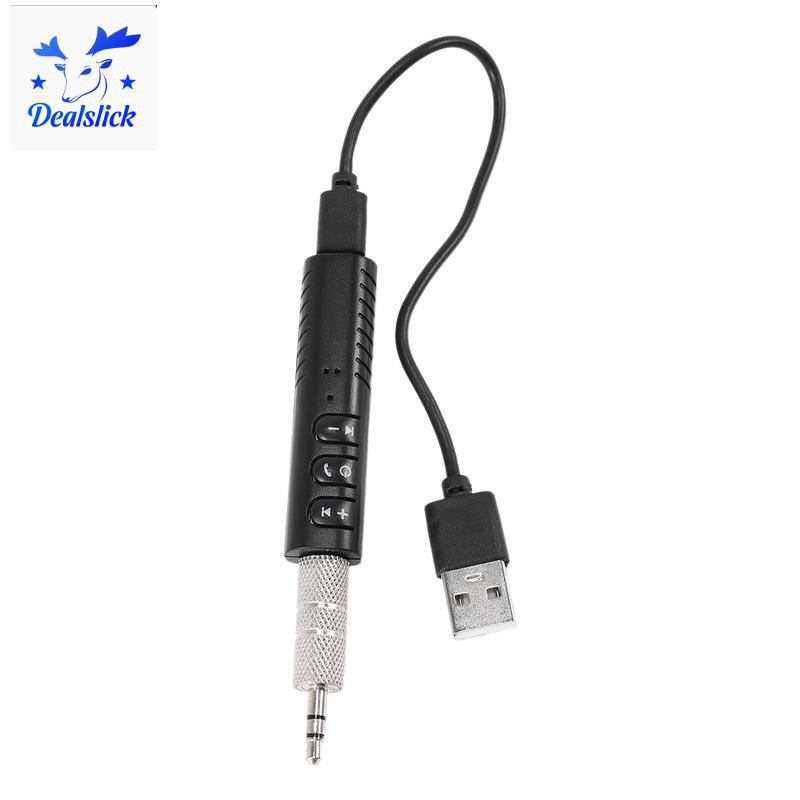 3.5mm Jack Bluetooth Car Kit Wireless Hands-free Music Audio Receiver Adapter Car AUX Kit for Speaker Headphone Car Stereo