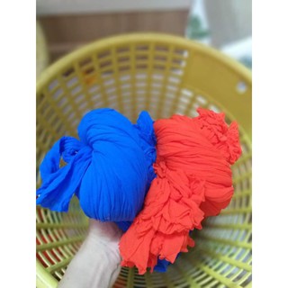 Vải voan làm hoa handmade khách đặt