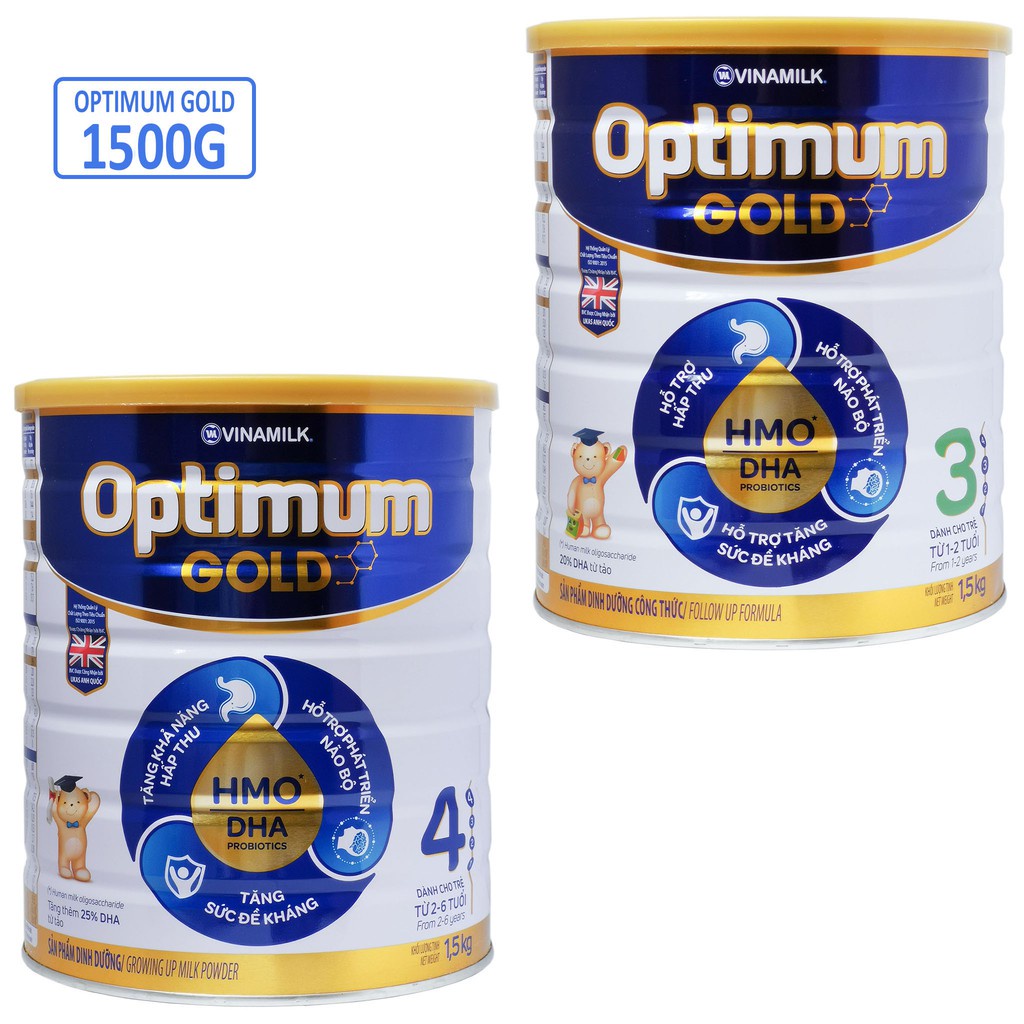 Sữa Vinamilk Optimum gold 4 1450g mẫu mới 5/2025