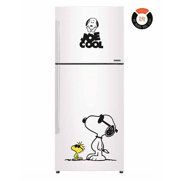 Decal dán tủ lạnh SPOONY ĐỨNG - Chất liệu cao cấp - Chống thấm nước - DECAL24H