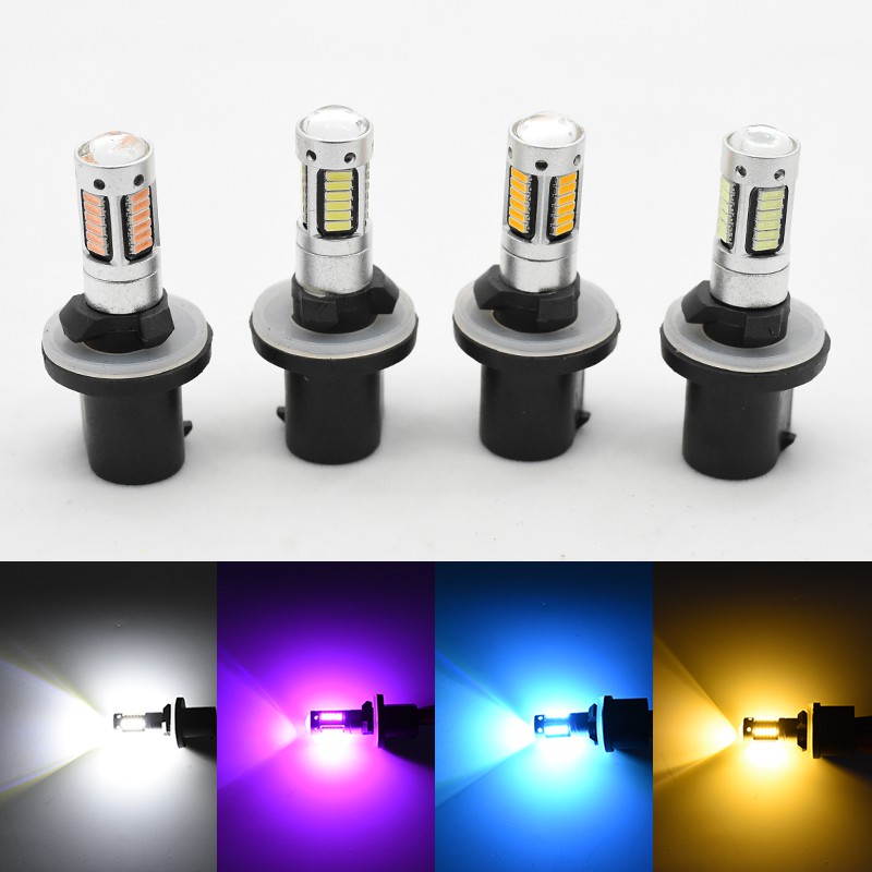 Set 2 bóng đèn LED H27 880 12V cho xe ô tô