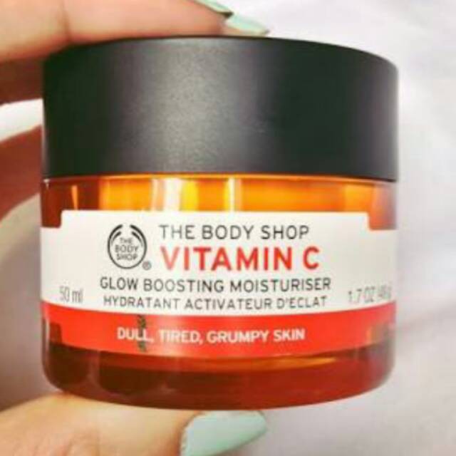 Kem Dưỡng Trắng Sáng Da VitaminC Glow Boosting Mosituriser The Body Shop 50ML