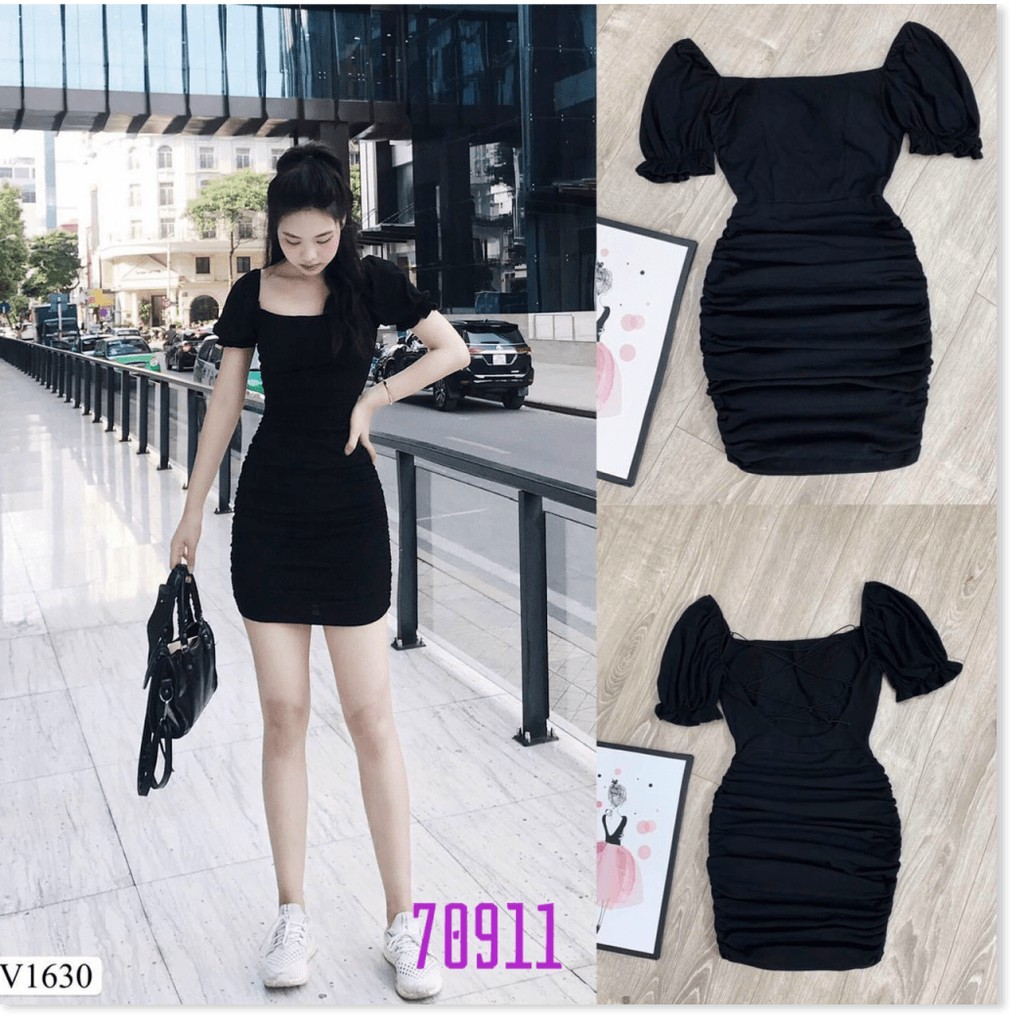 ĐẦM BODY NỮ HỞ LƯNG TÔN DÁNG CỰC SANG CHẢNH ĐỦ SIZE S M L XL XXL HHP